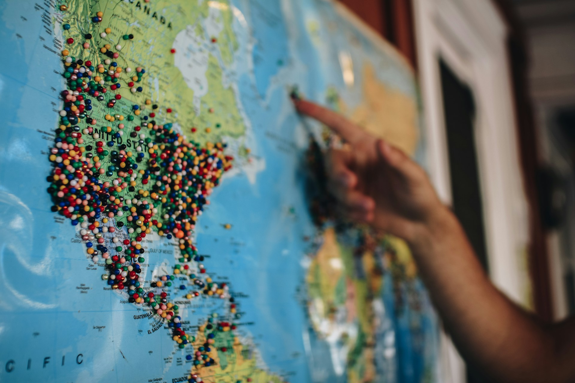marked-map-is-on-wall